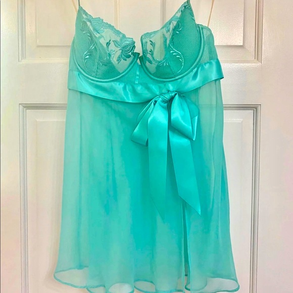 Victoria's Secret Other - 🩷NEW VICTORIA’S SECRET 🩵TIFFANY BLUE🩵babydoll.